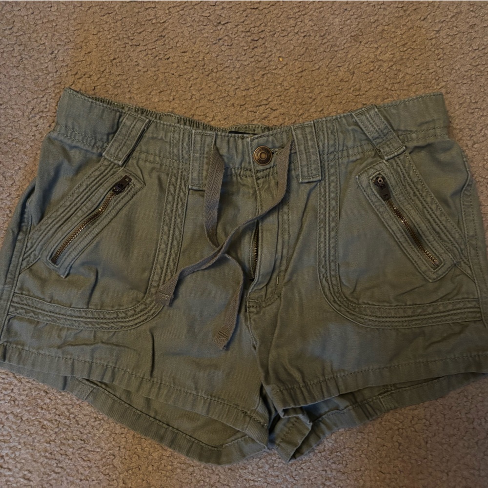 Aeropostale Olive Cargo Shorts